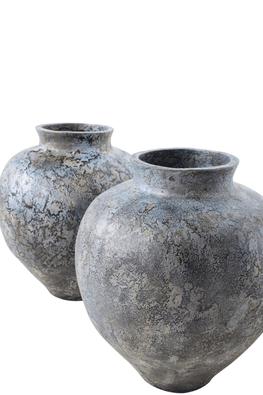 Grote blauwe kruikpot 55x70 cm