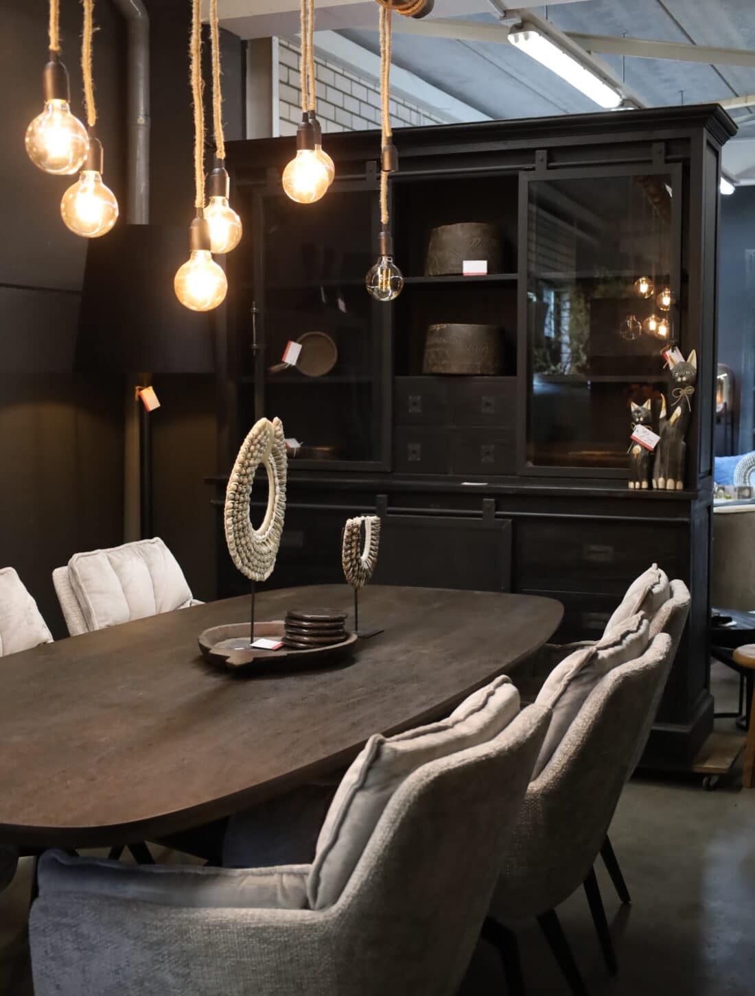 deens ovale eetttafel 220 cm
