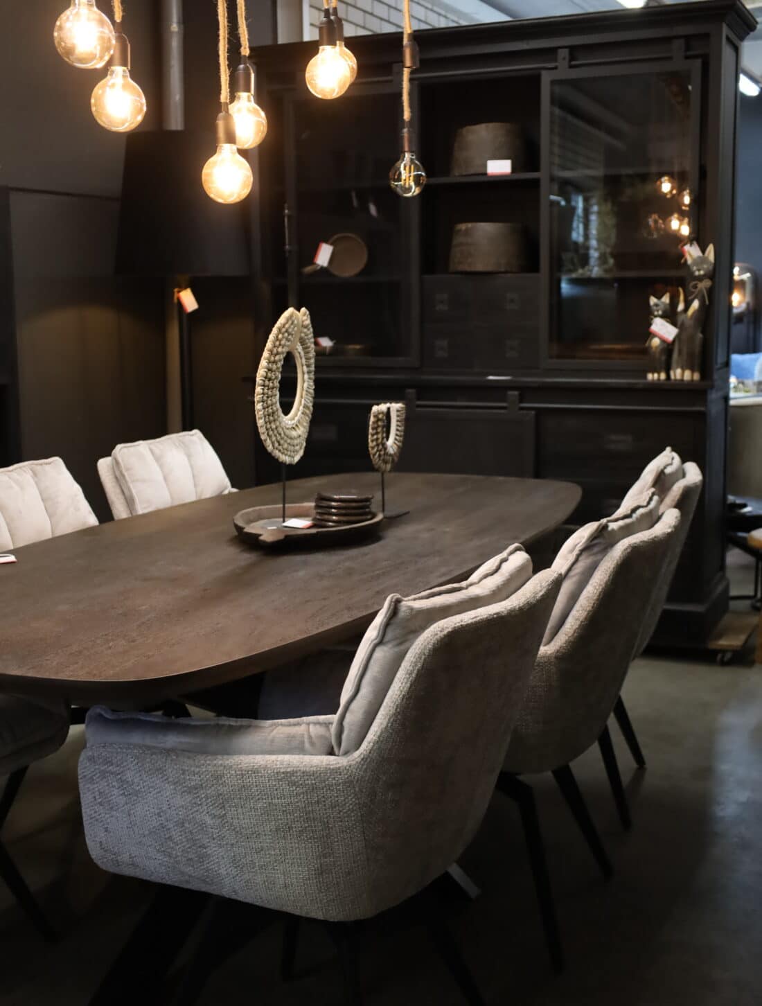 deens ovale eetttafel 220 cm