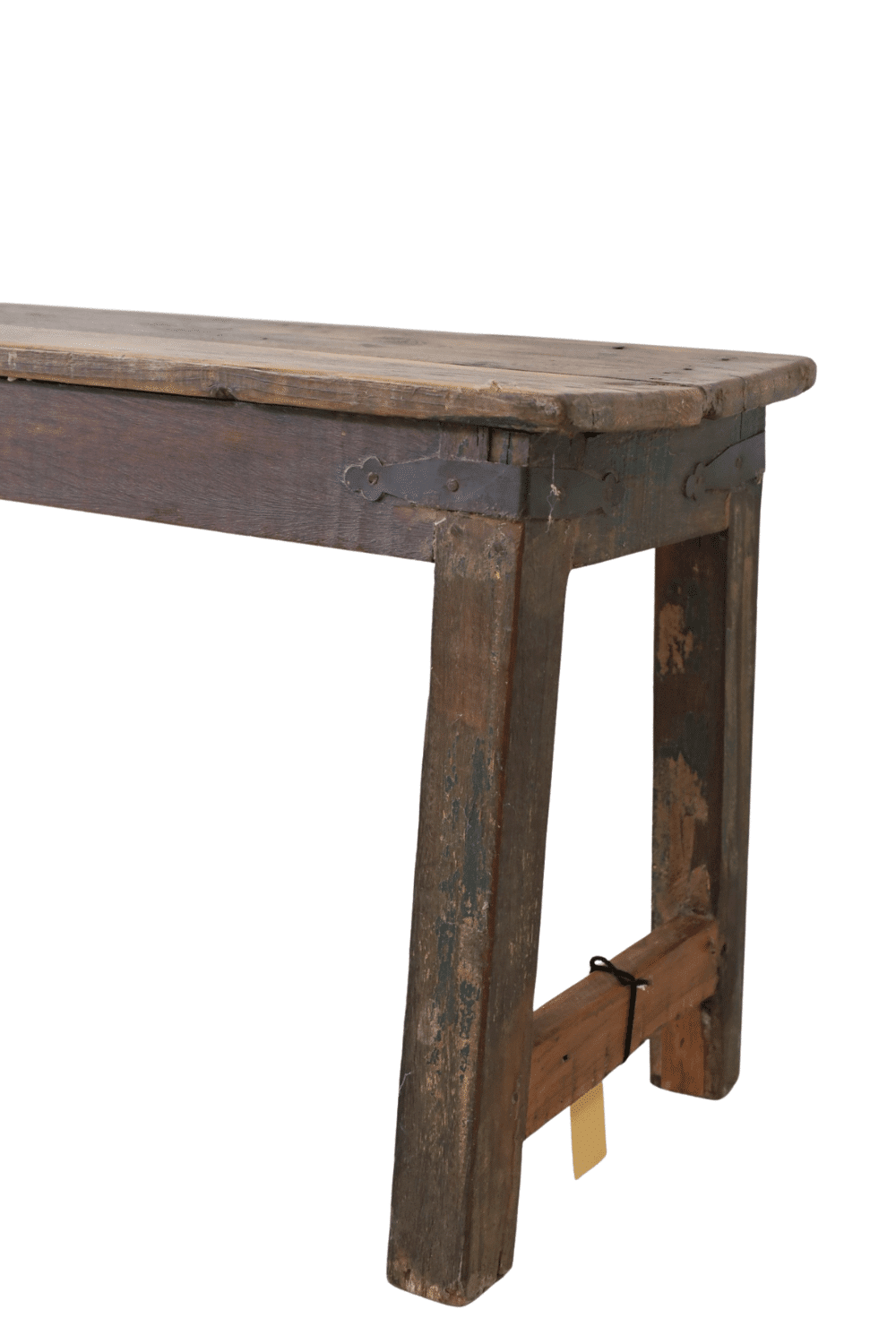 Oude houten bank uit india 270x35x47 cm