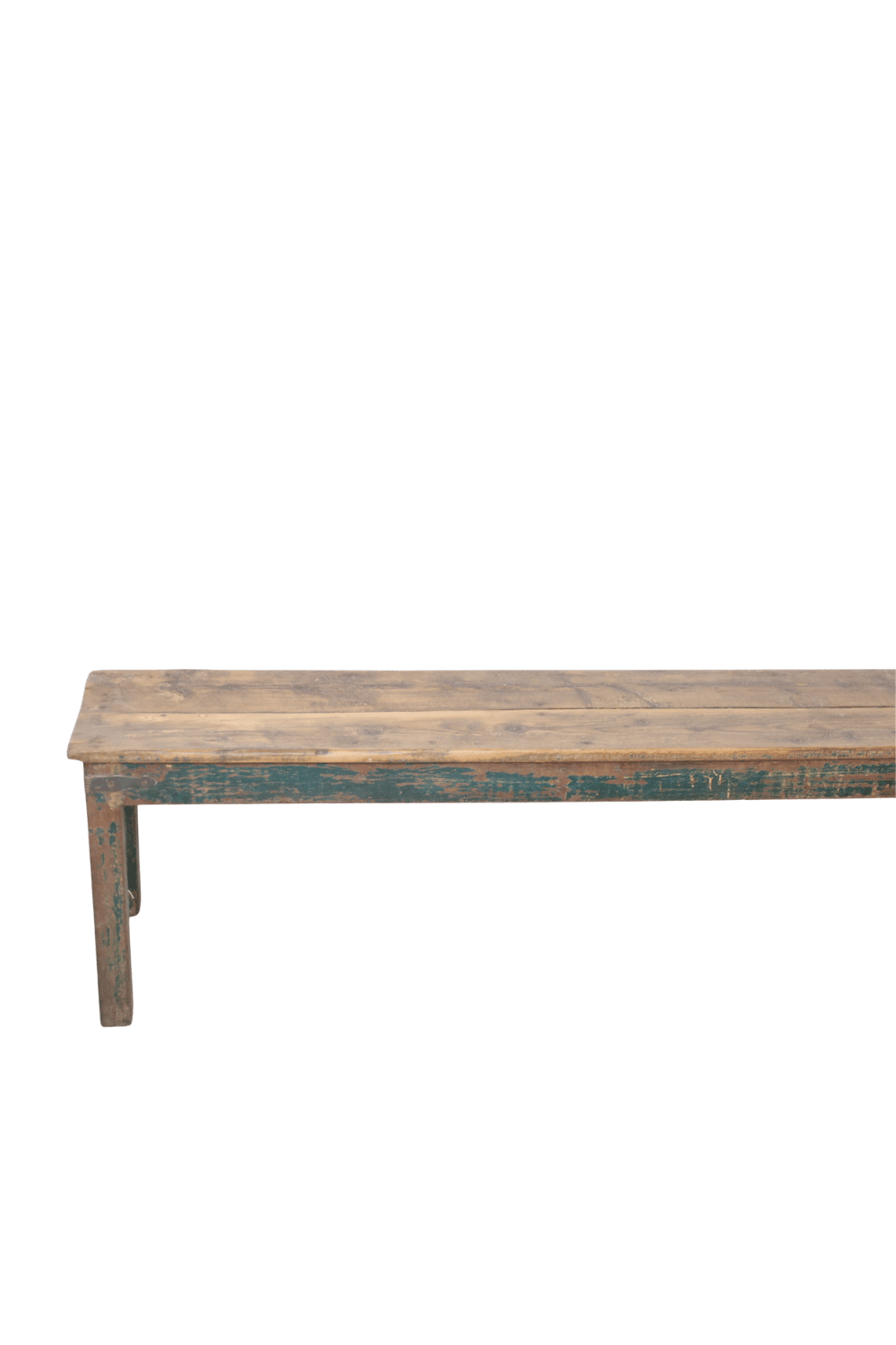 Oude houten bank uit india 270x35x47 cm