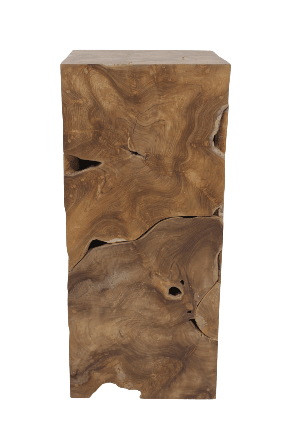 wortelteakhouten pilaar 40x40x90