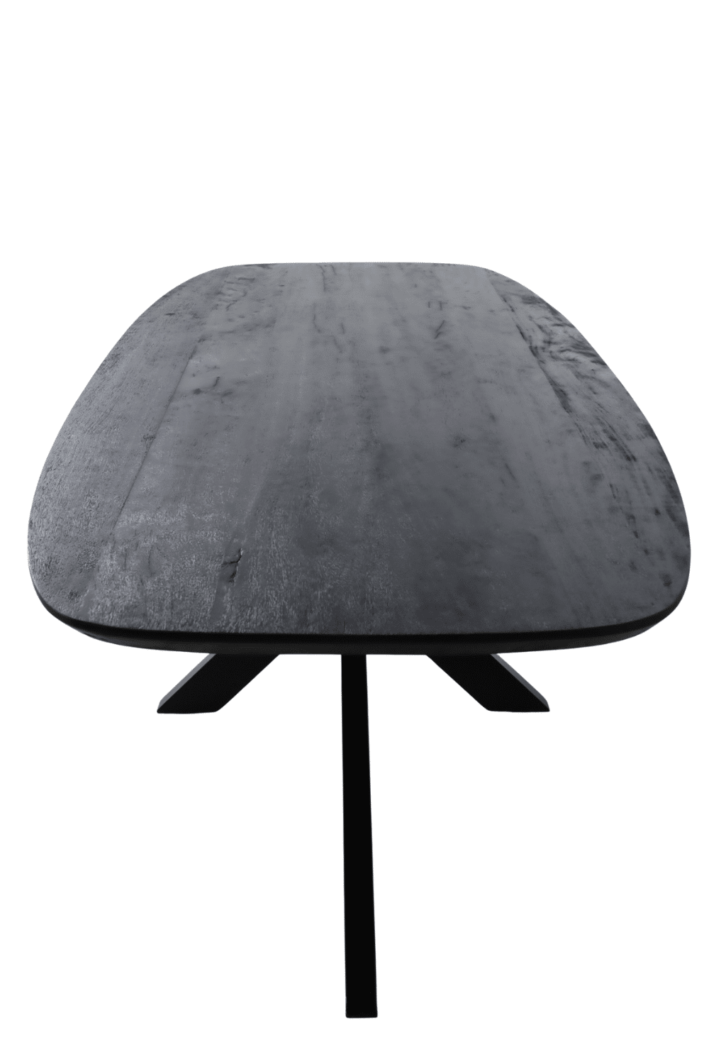 zwarte mango deens ovale eettafel 240 cm