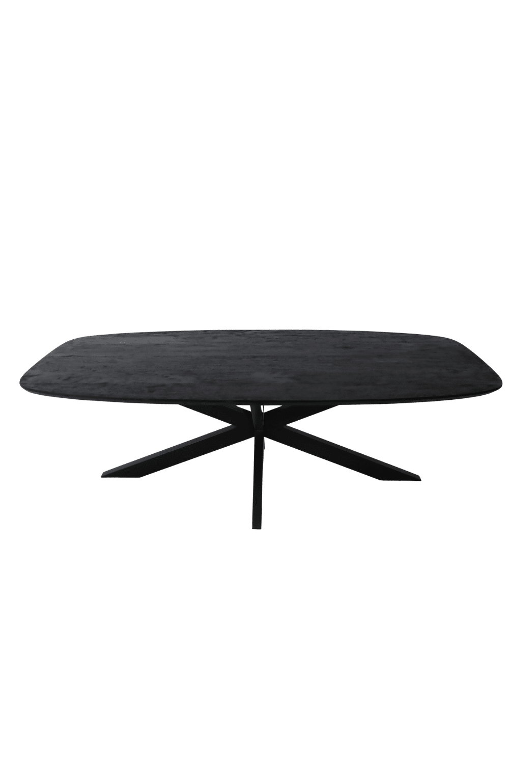 zwarte mango deens ovale eettafel 240 cm