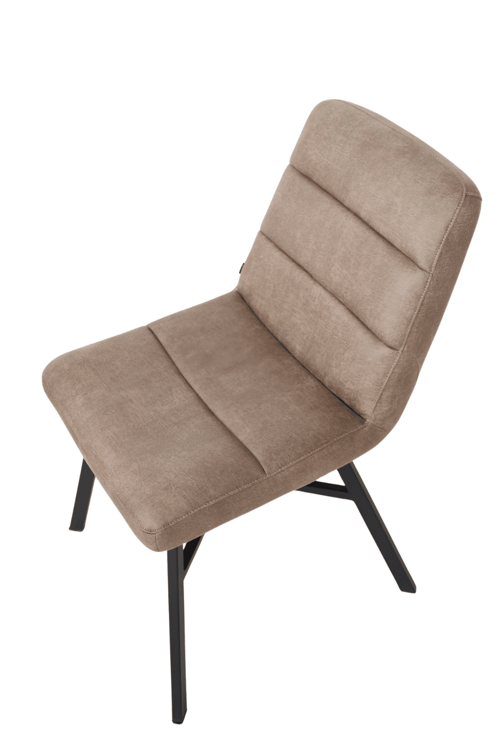 Eetkamerstoel zonder armleuningen David licht bruin Bowie truffel Eetkamerstoel zonder armleuningen David licht bruin Bowie truffel