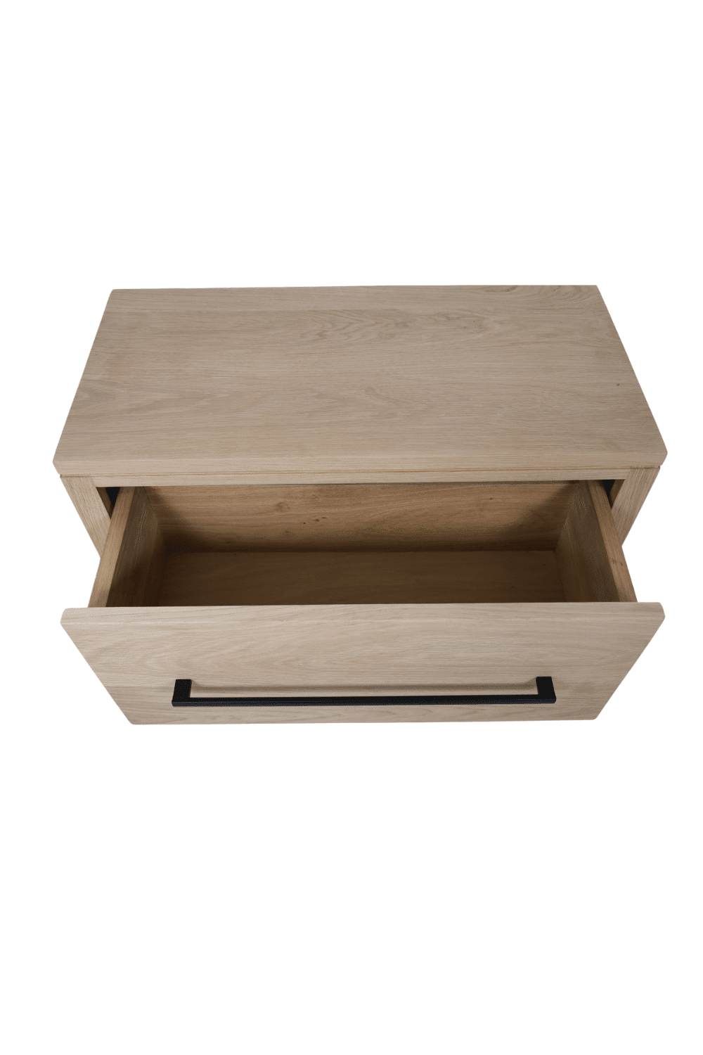 Hangend badkamermeubel van eiken hout 80x43,5x35cm Hangend badkamermeubel van eiken hout 80x43,5x35cm