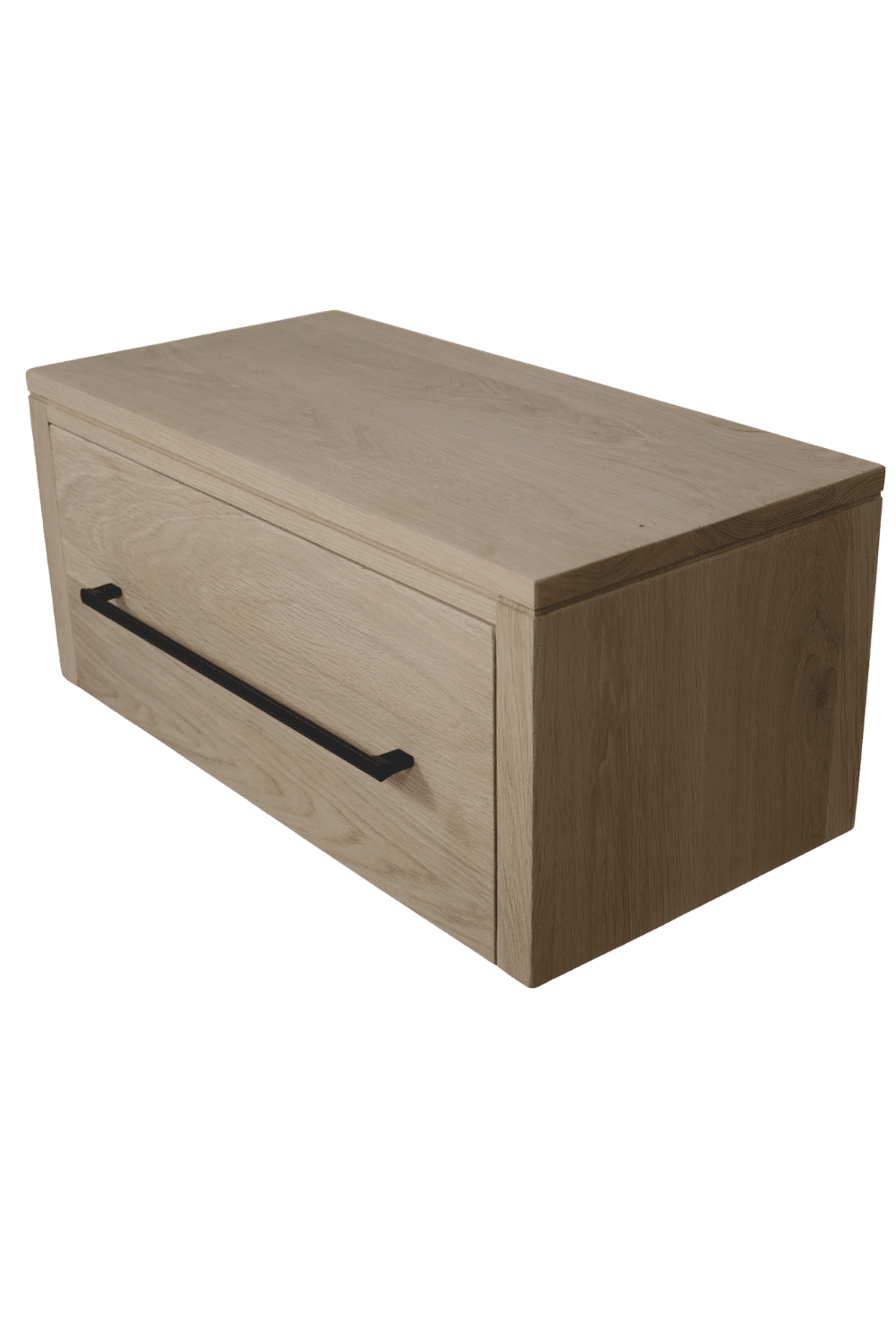 Hangend badkamermeubel van eiken hout 80x43,5x35cm Hangend badkamermeubel van eiken hout 80x43,5x35cm