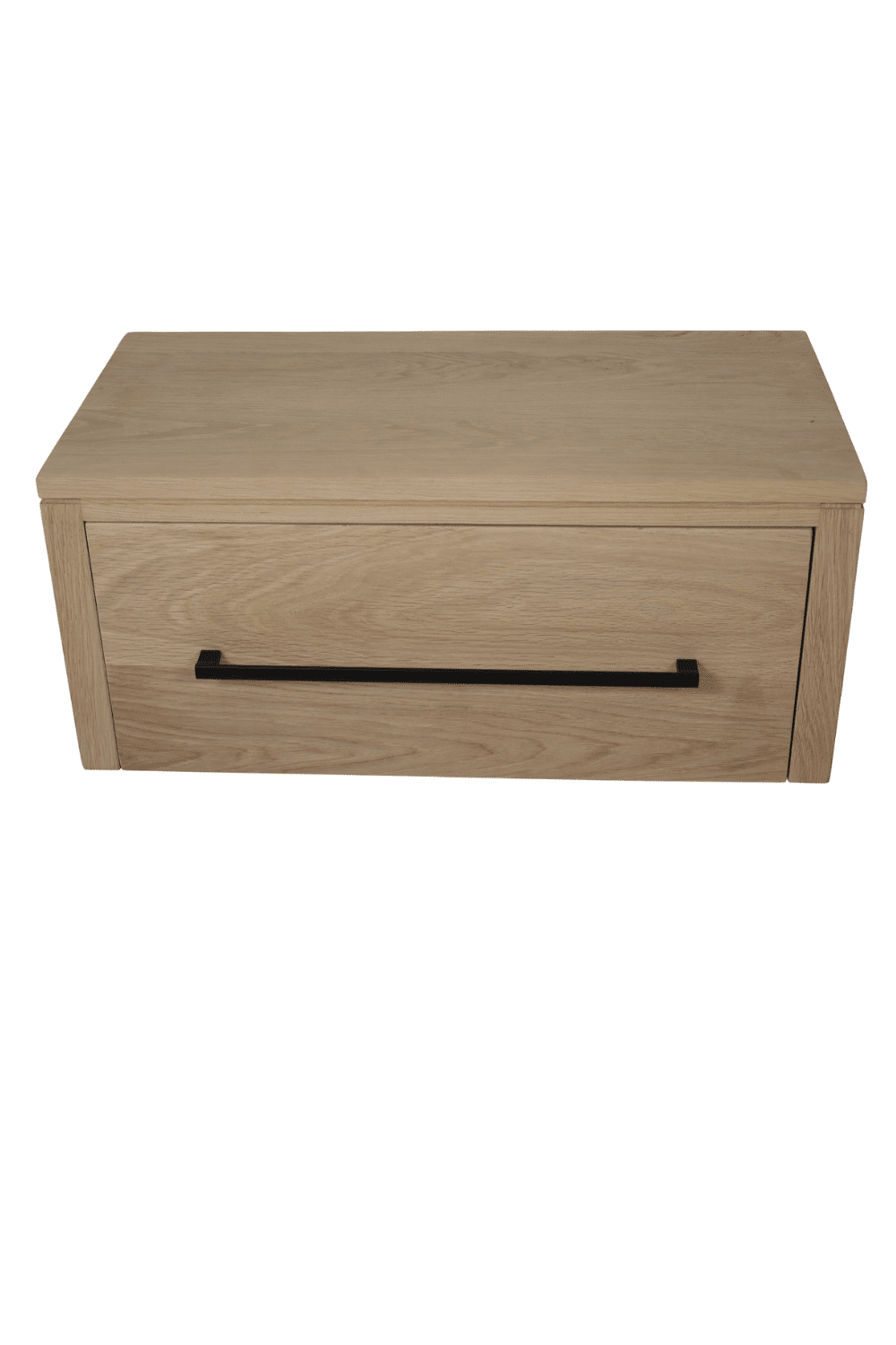 Hangend badkamermeubel van eiken hout 80x43,5x35cm Hangend badkamermeubel van eiken hout 80x43,5x35cm