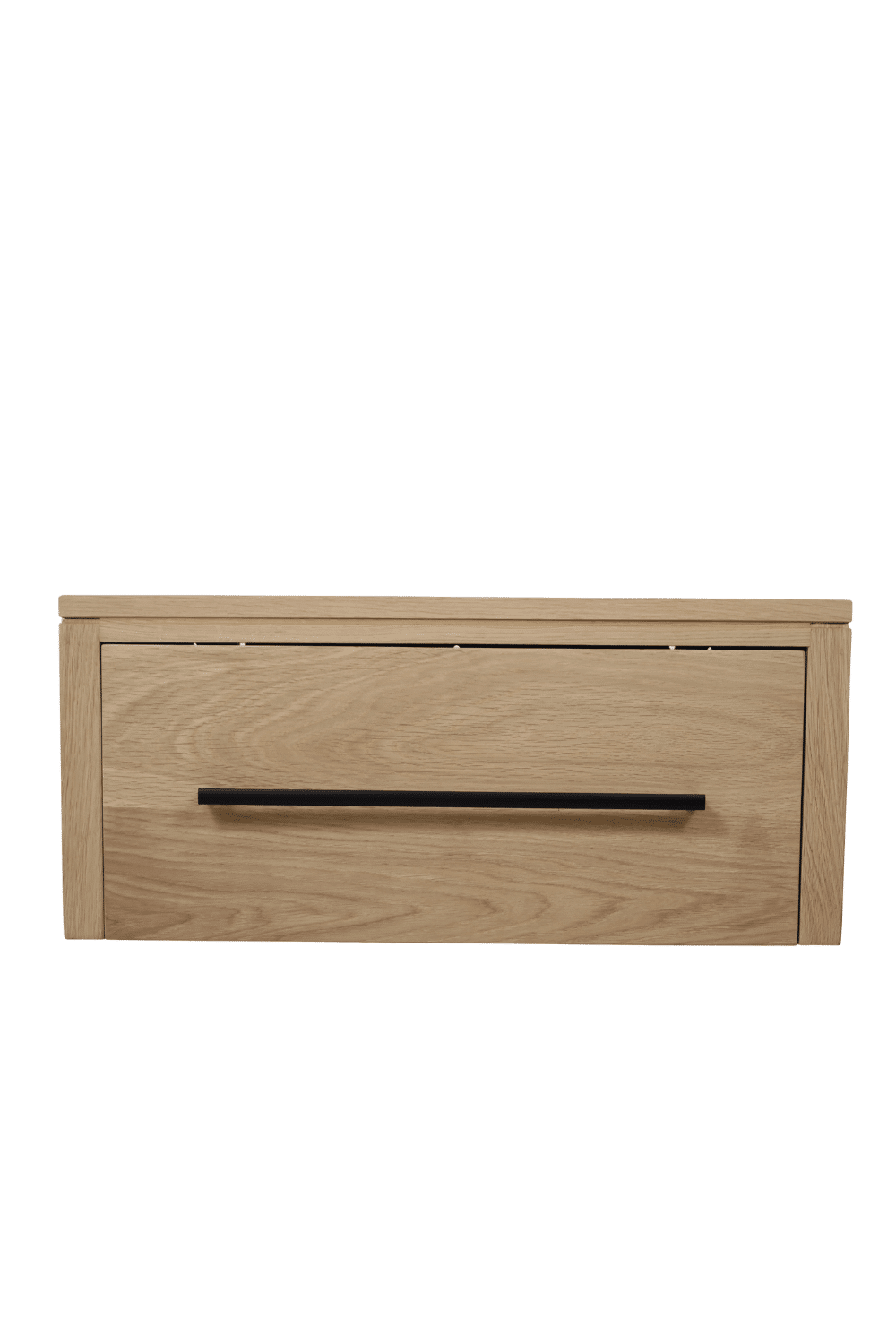 Hangend badkamermeubel van eiken hout 80x43,5x35cm Hangend badkamermeubel van eiken hout 80x43,5x35cm