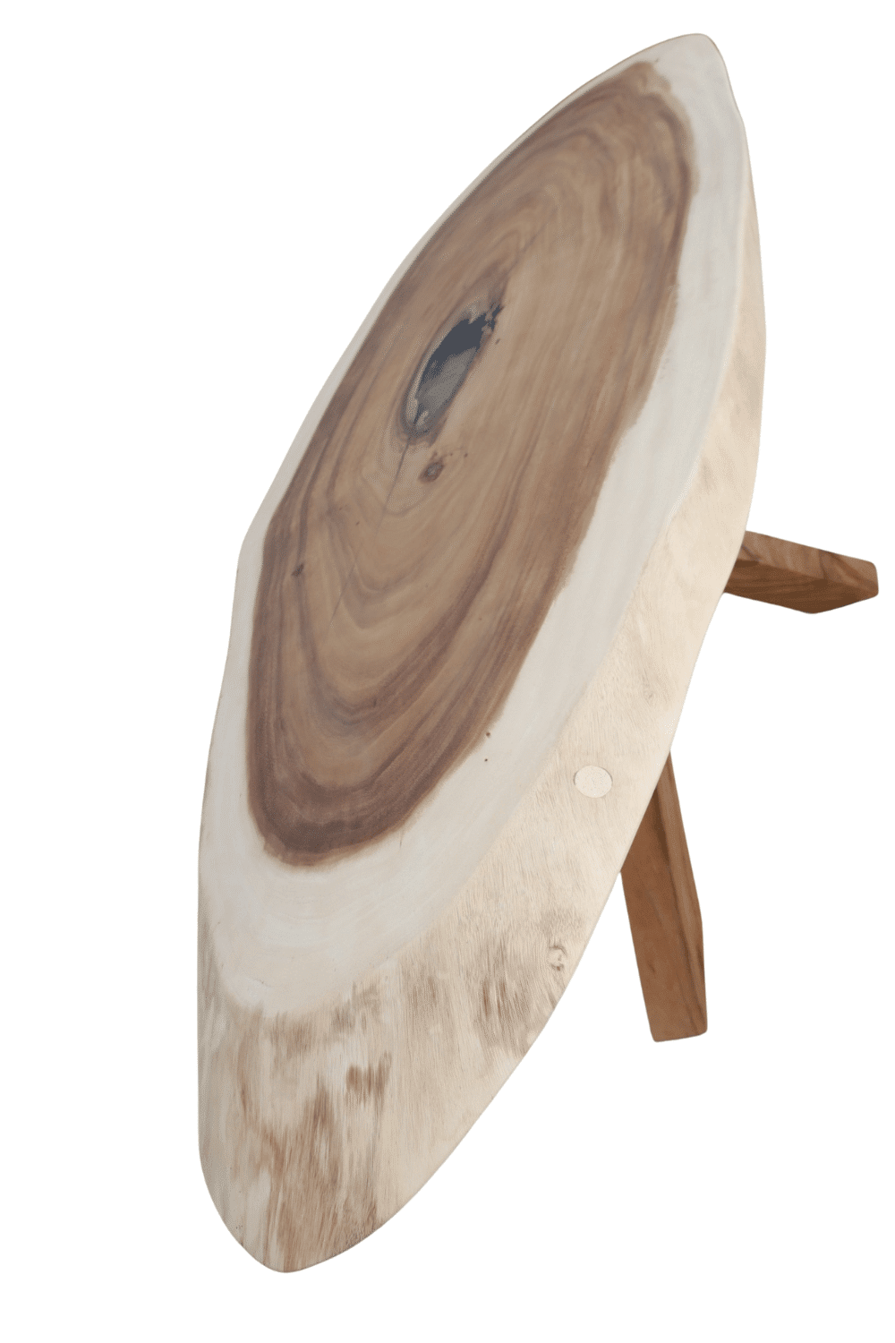 Suar boomstam houten ovale organische tafel 276x98x78 cm Suar boomstam houten ovale organische tafel 276x98x78 cm