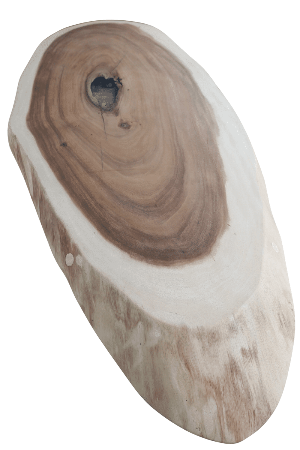 Suar boomstam houten ovale organische tafel 276x98x78 cm Suar boomstam houten ovale organische tafel 276x98x78 cm