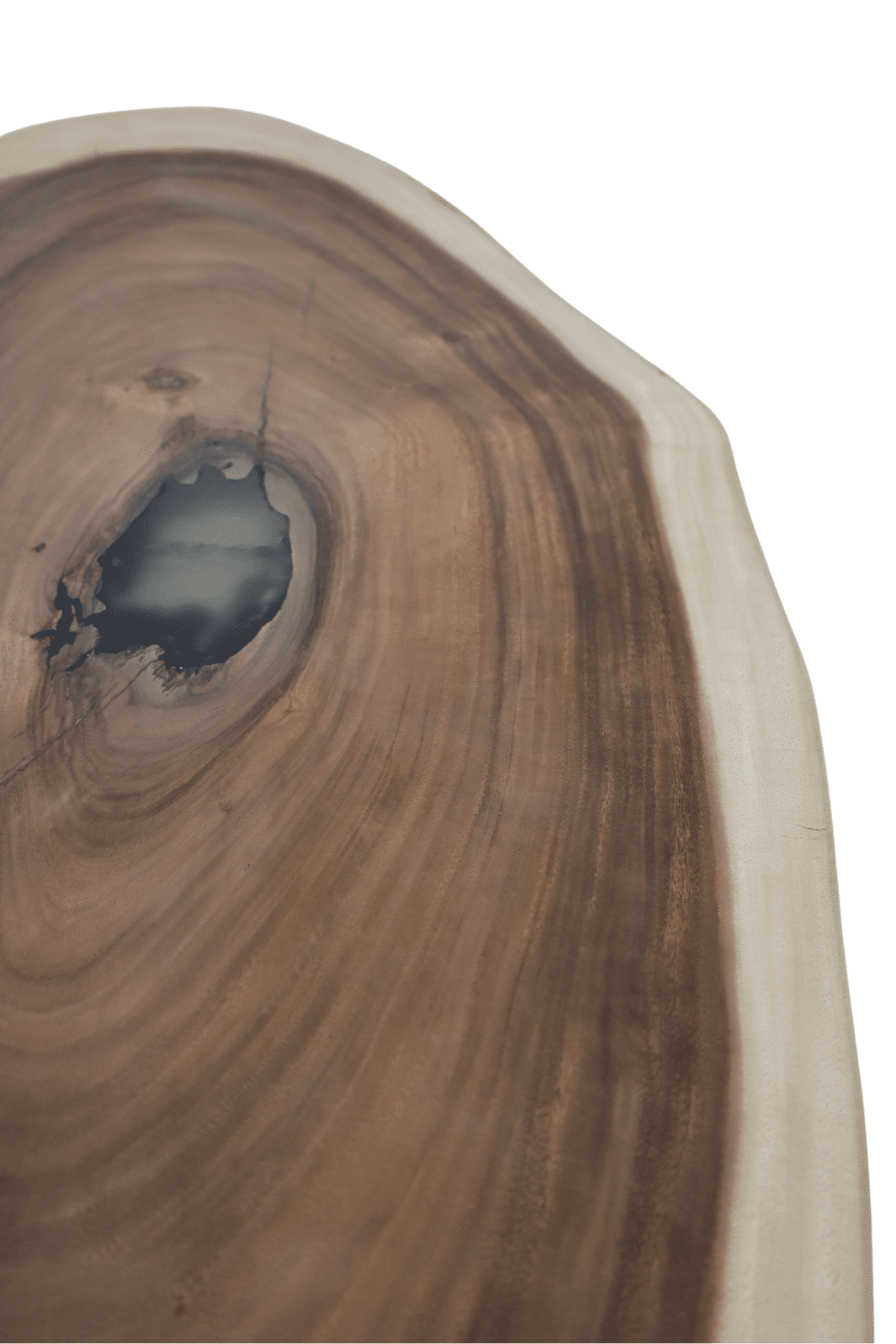 Suar boomstam houten ovale organische tafel 276x98x78 cm Suar boomstam houten ovale organische tafel 276x98x78 cm