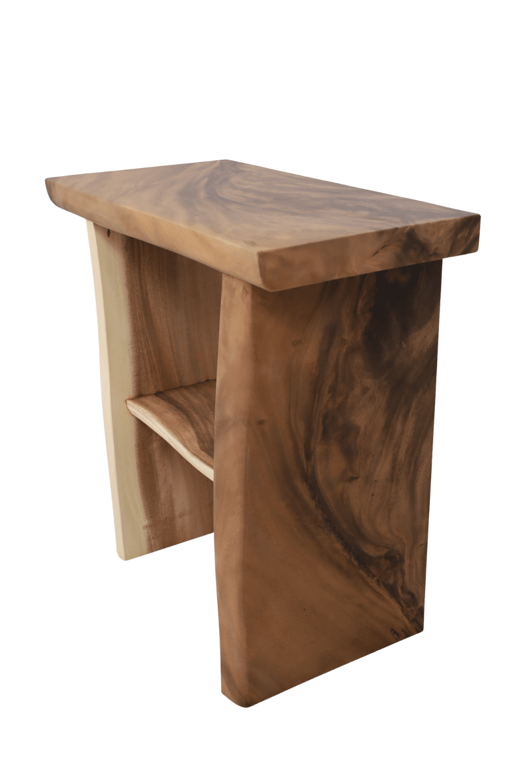 suar houten Side table , badkamer meubel 80x43x85 cm