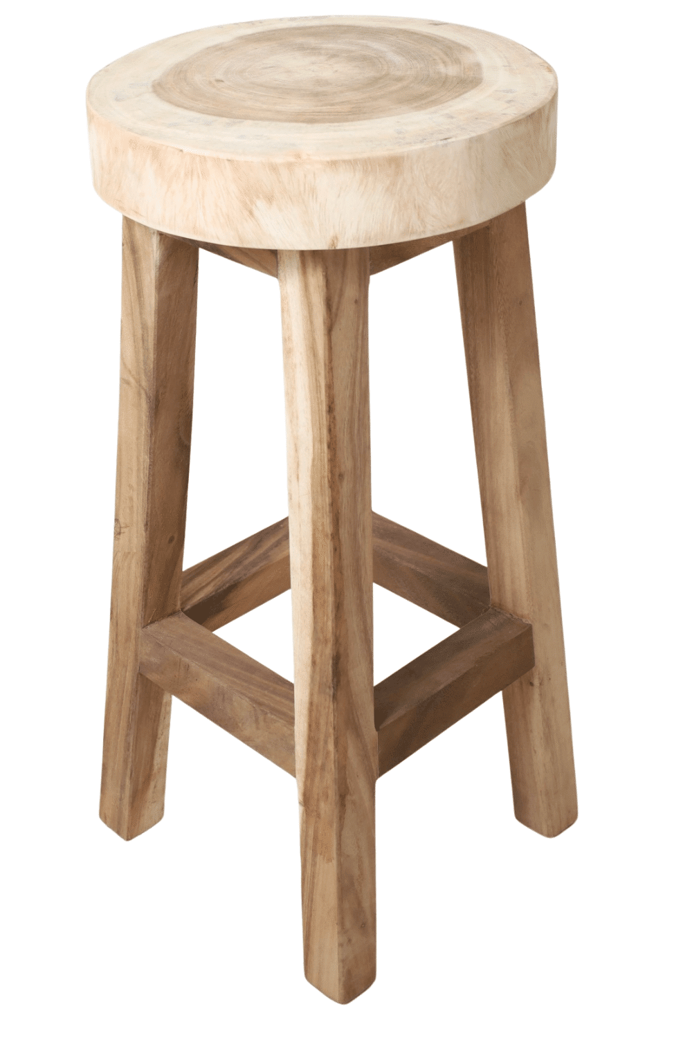 Suar houten bar bartafel voor 10 personen met krukken voor binnen en buiten 300x95x210 cm