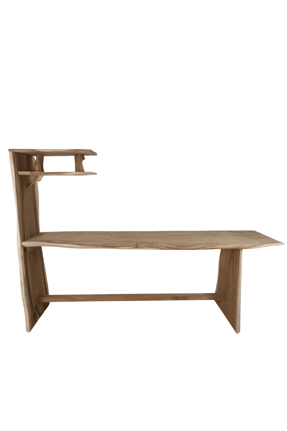 Suar houten bar bartafel voor 10 personen met krukken voor binnen en buiten 300x95x210 cm