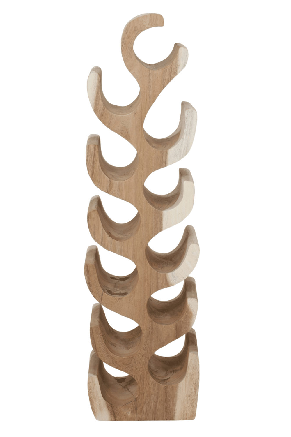 Suar houten speels wijnrek 26x17x100 cm Suar houten speels wijnrek 26x17x100 cm