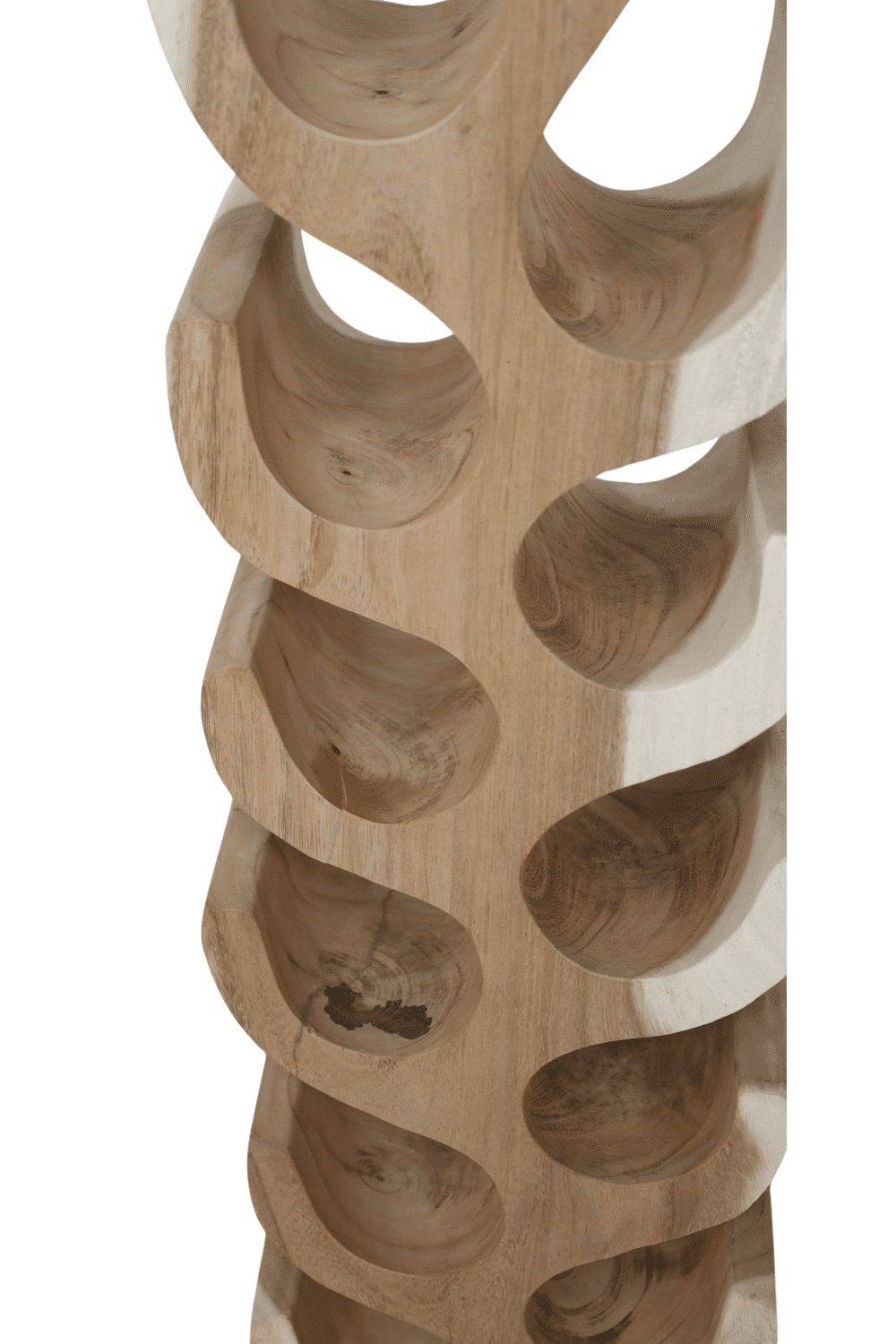 Suar houten speels wijnrek 26x17x100 cm Suar houten speels wijnrek 26x17x100 cm