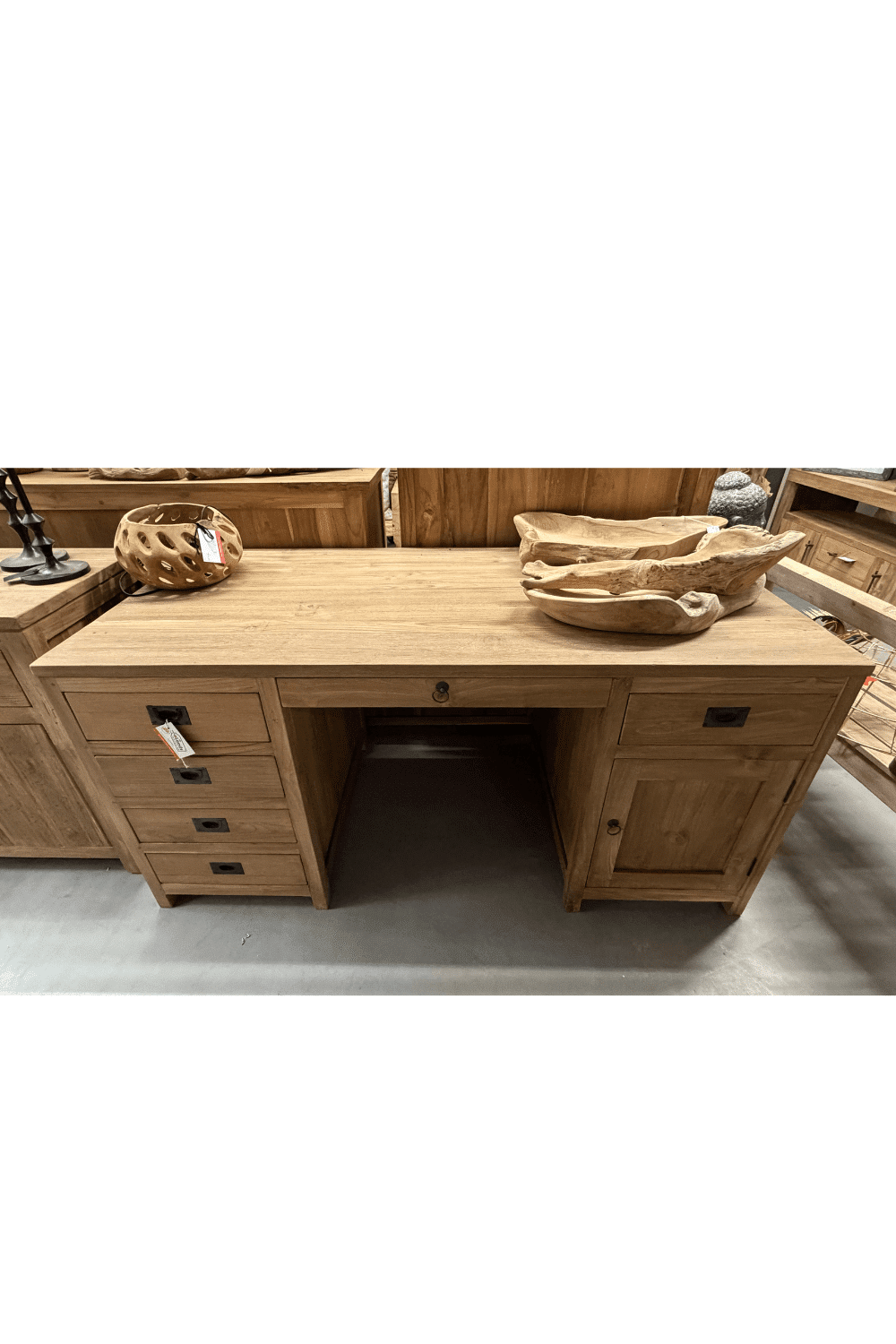 teak houten. bureau 160 cm teak houten. bureau 160 cm