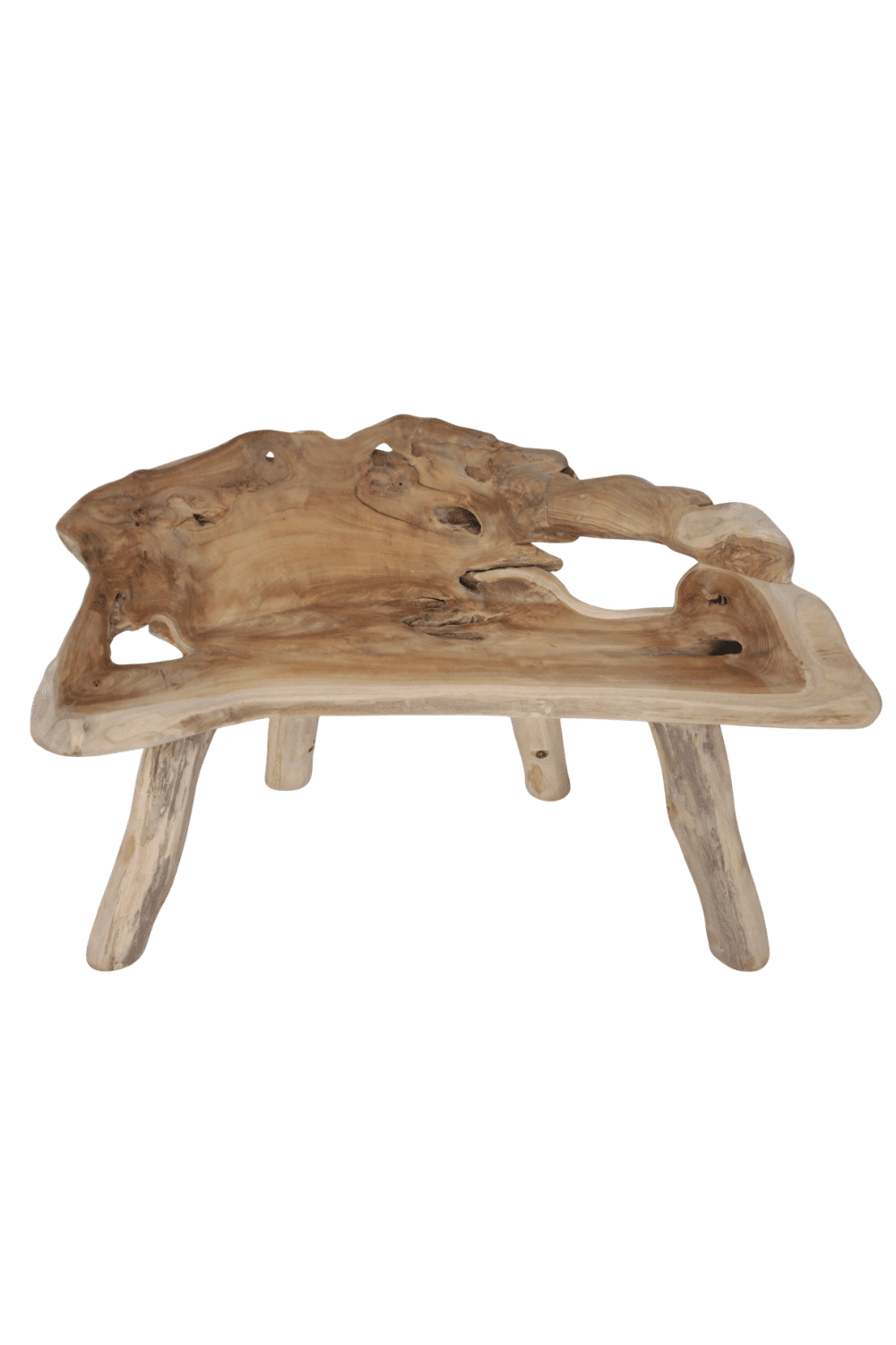 Wortel Teak bank 123x60x72 cm