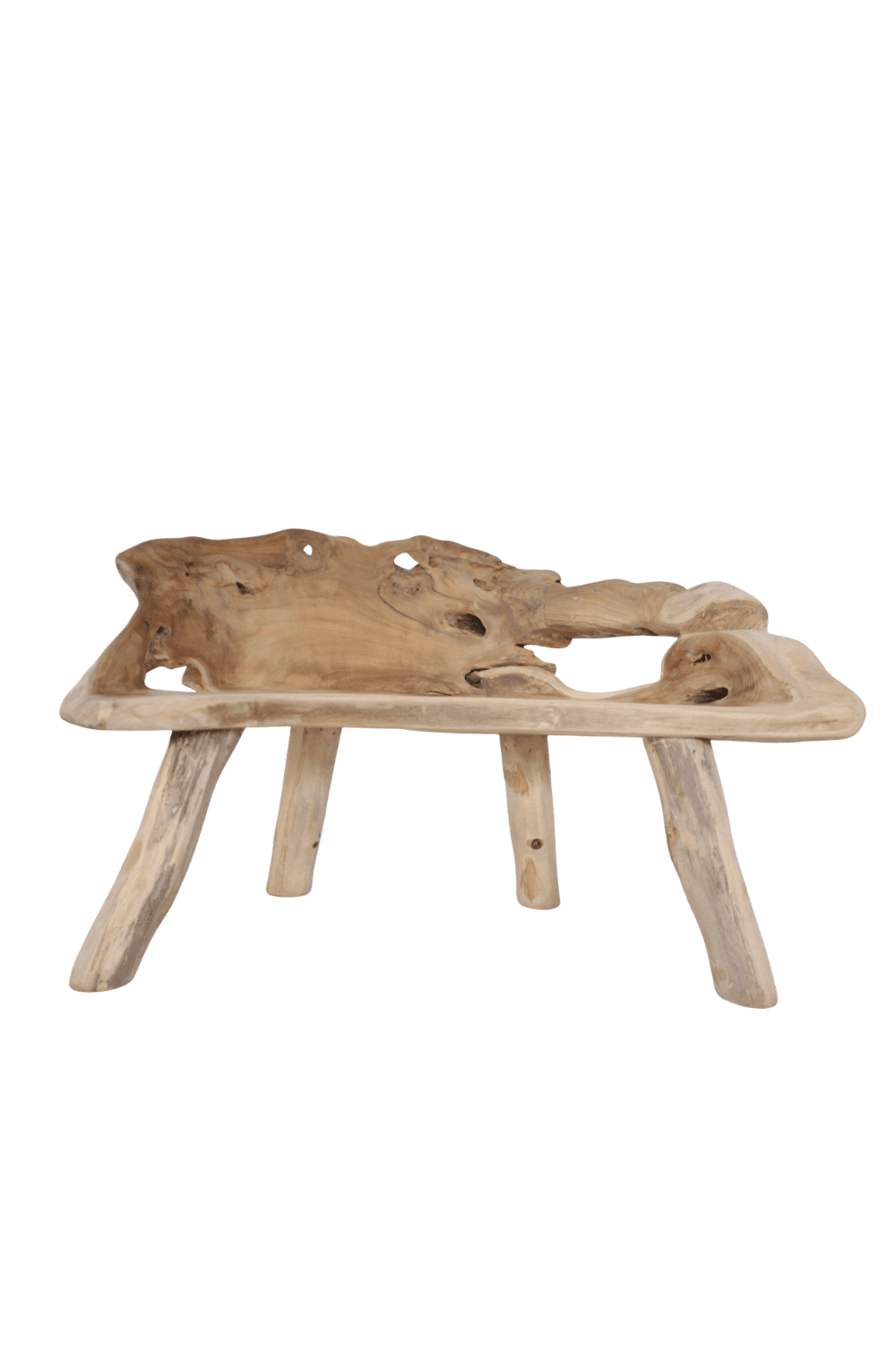 Wortel Teak bank 123x60x72 cm