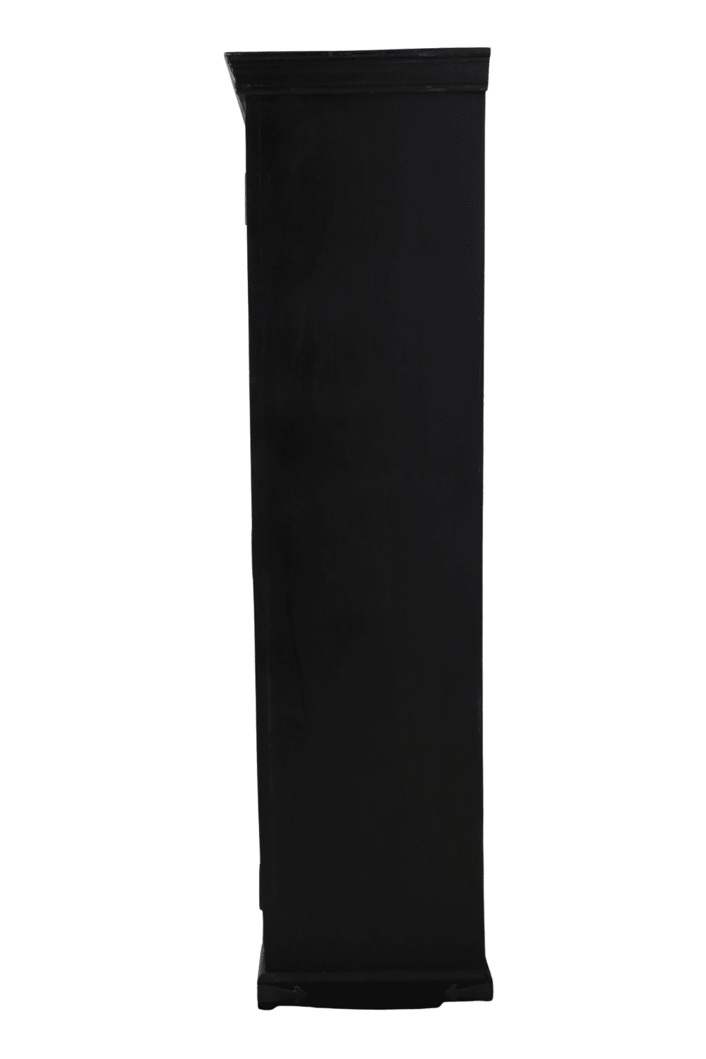 Zwarte Opbergkast Uit India Met Originele Oude Deuren