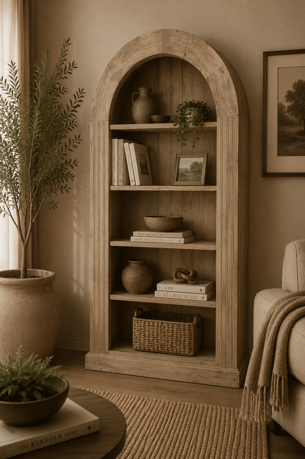 india-kast-ronde-boog-beige-licht-hout-107x40x208-cm india-kast-ronde-boog-beige-licht-hout-107x40x208-cm