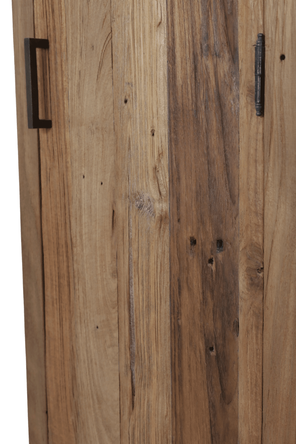 Hoge badkamer kast teak hout Kolomkast full wood 40x40x200 cm