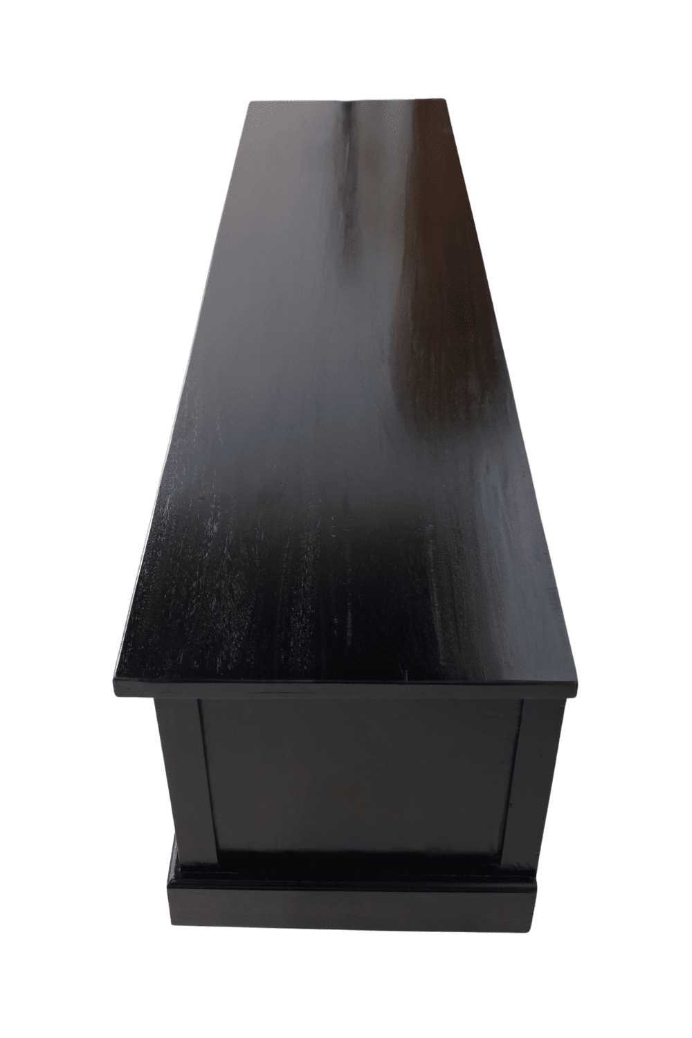 koloniaal zwart houten tv meubel 200x50x50 cm tvd 14