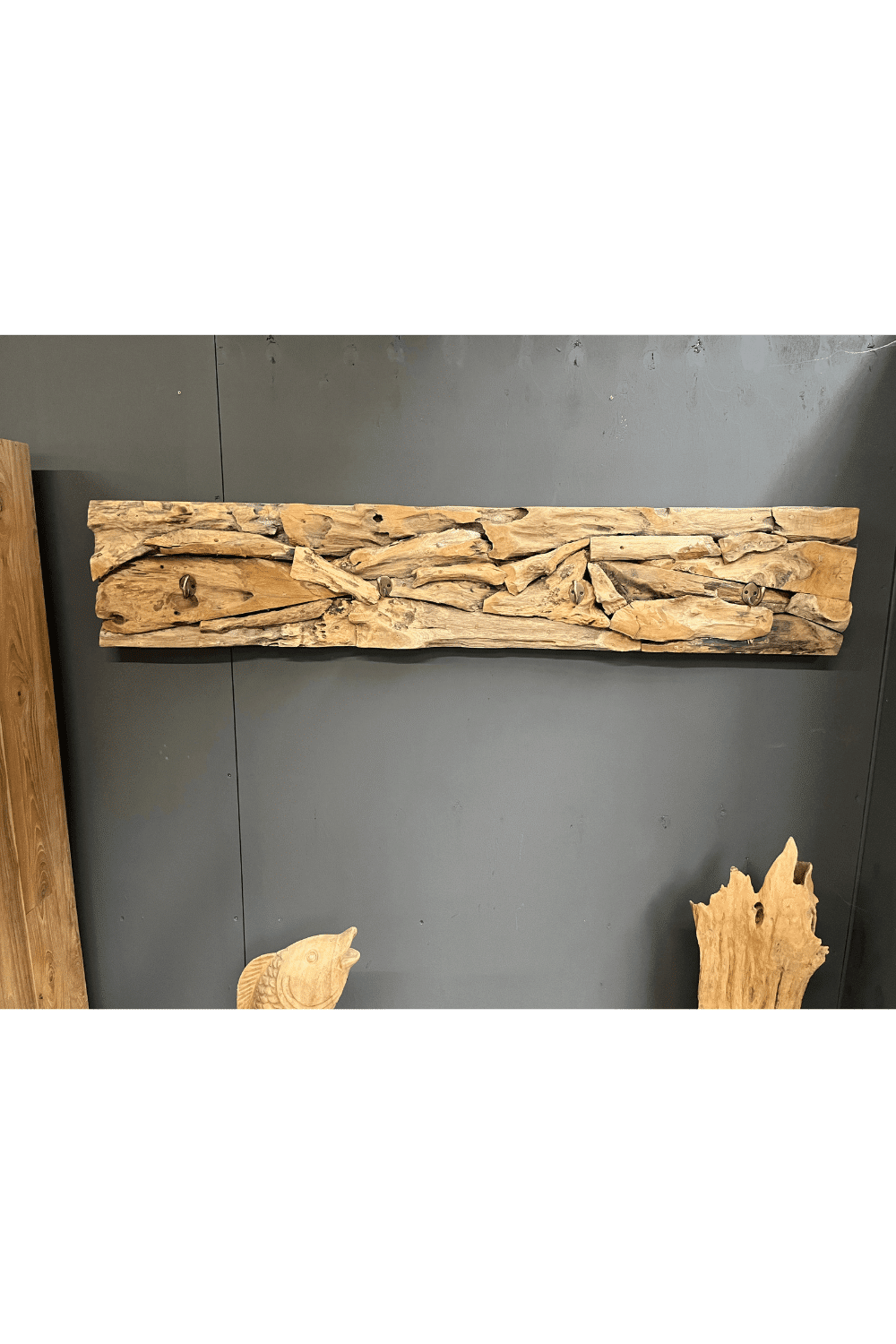 Tv Meubel Koloniaal Zwart Bruin 160 Cm