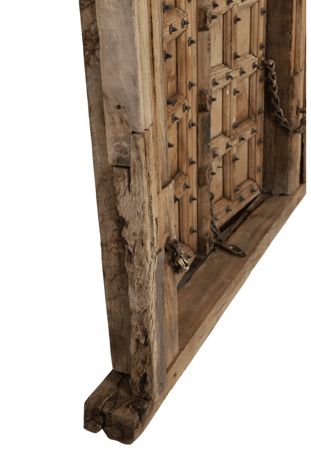 Oude deur uit india 160x25x235cm