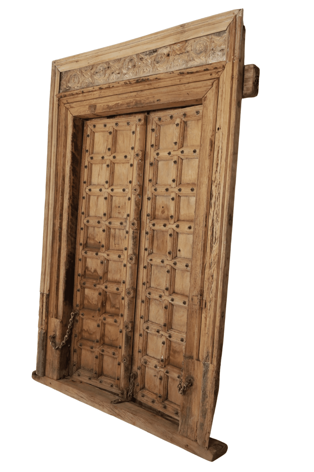 Oude deur uit india 160x25x235cm