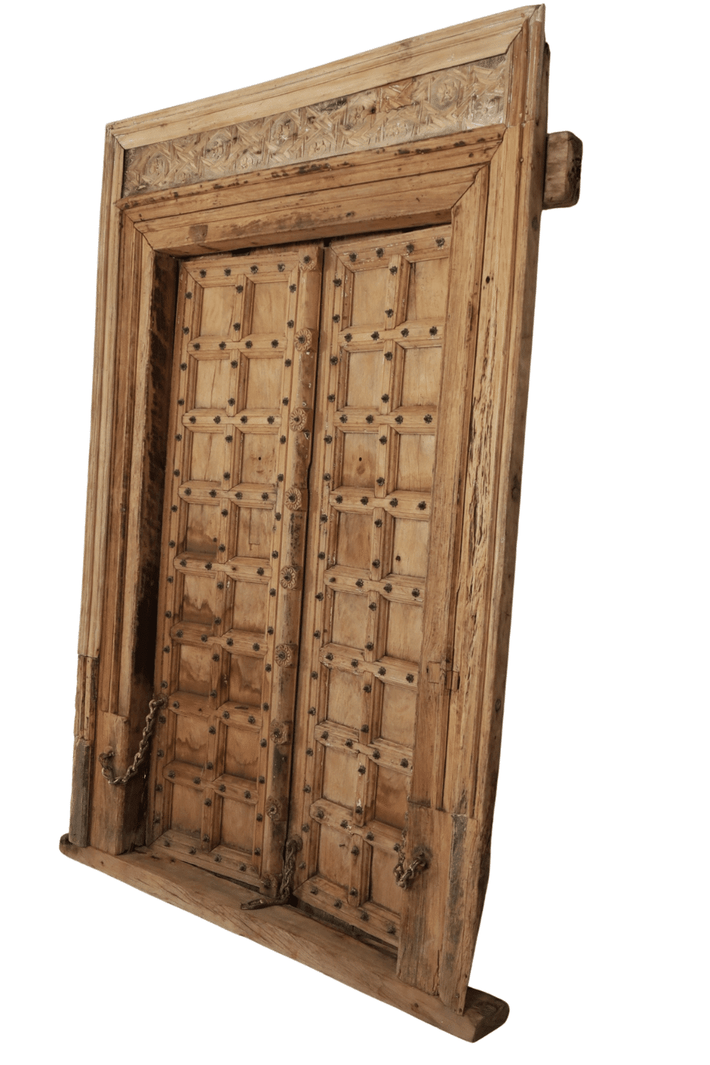 Oude deur uit india 160x25x235cm