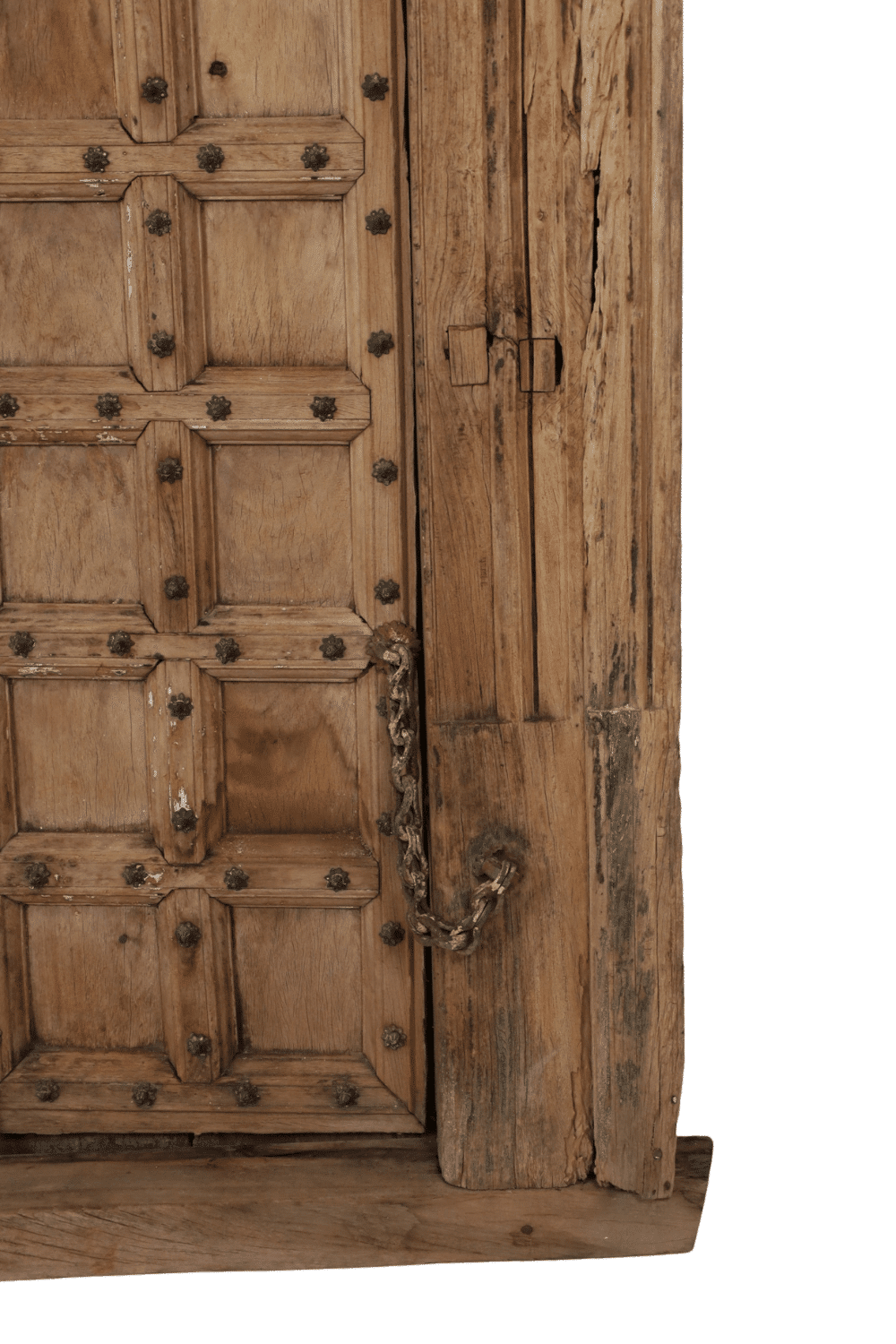 Oude deur uit india 160x25x235cm