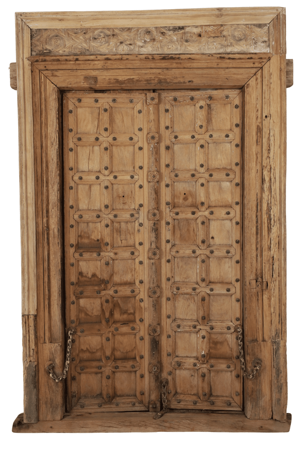 Oude deur uit india 160x25x235cm