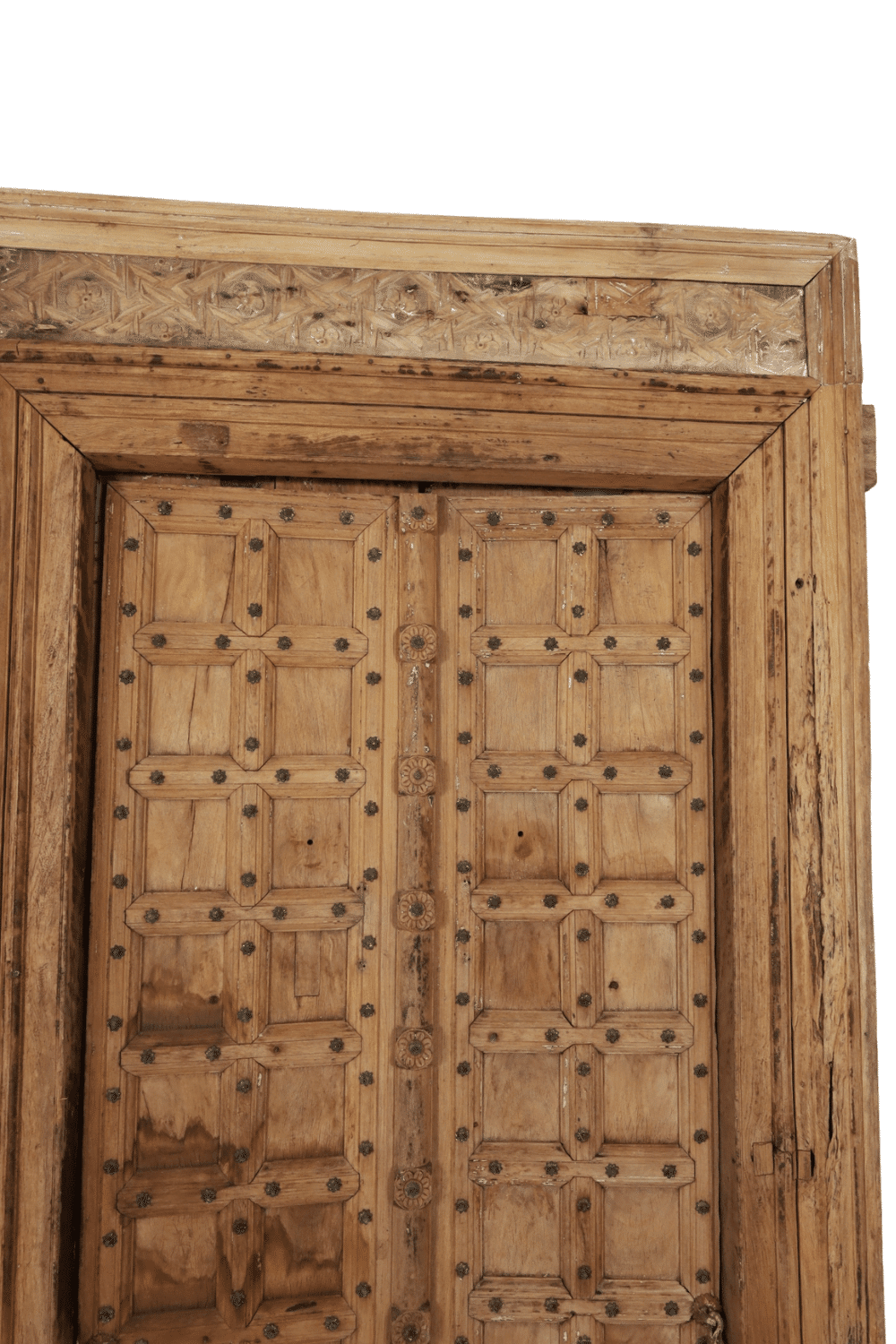 Oude deur uit india 160x25x235cm