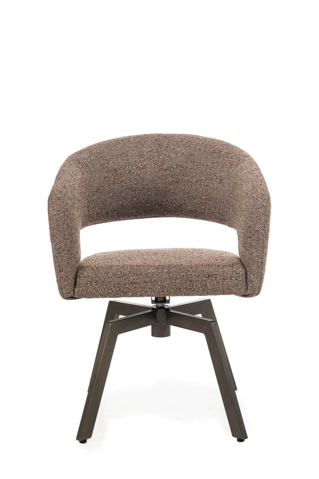 Tokyo eetkamerstoel draaibaar bruin paars Tokyo eetkamerstoel draaibaar bruin paars