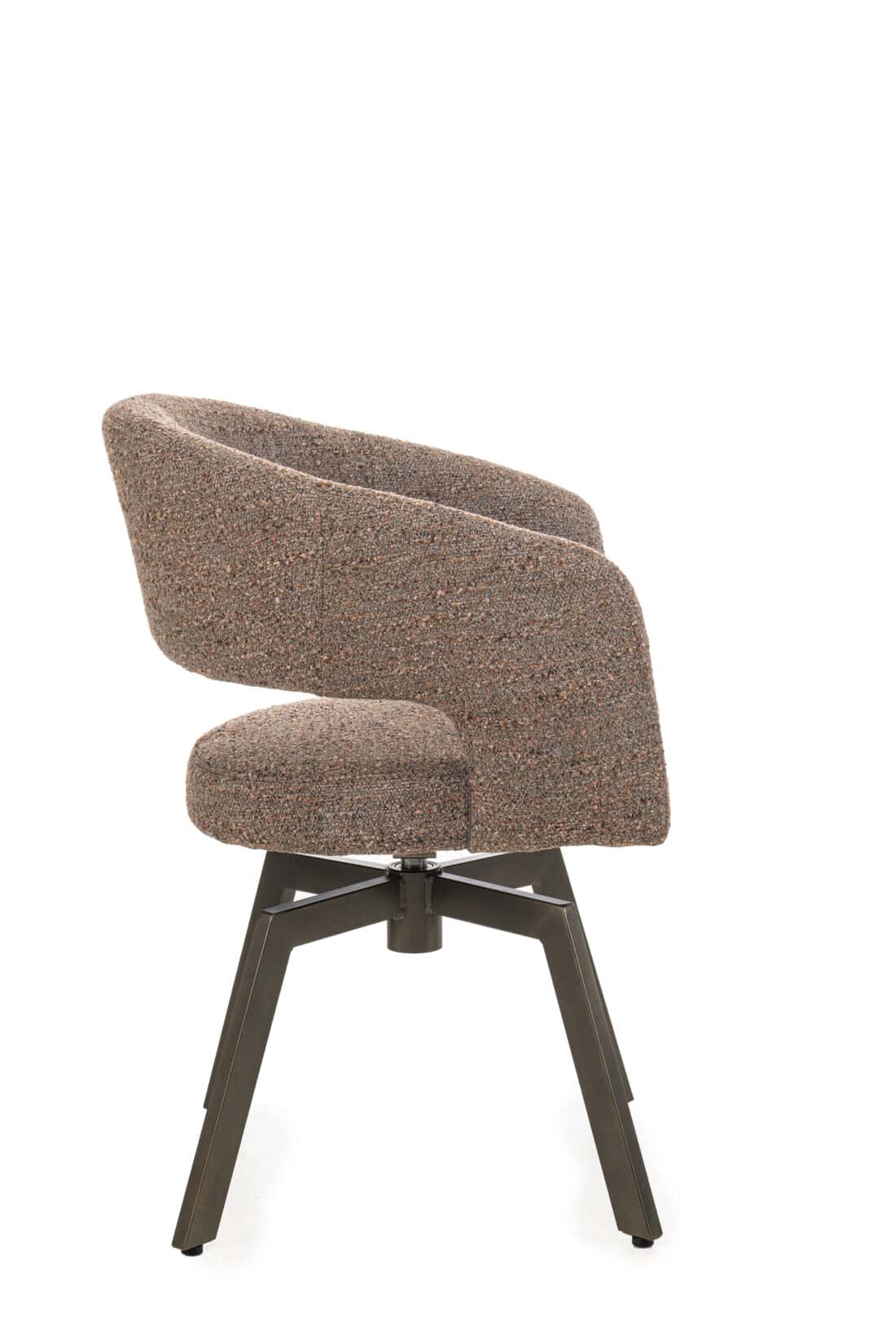 Tokyo eetkamerstoel draaibaar bruin paars Tokyo eetkamerstoel draaibaar bruin paars