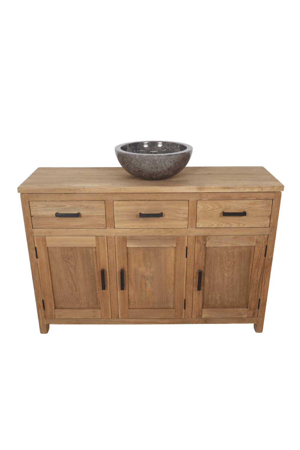 Teak houten Badkamermeubel 130x42x88 cm Teak houten Badkamermeubel 130x42x88 cm