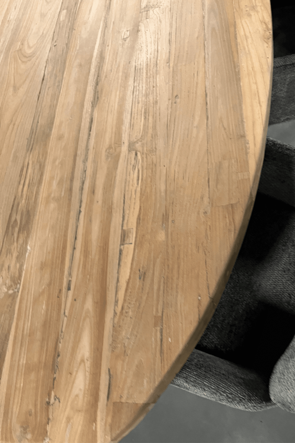 Teak houten ovale eettafel 220x110x78 cm