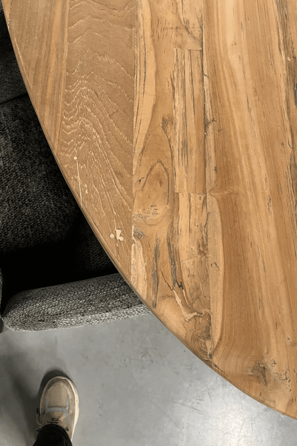 Teak houten ovale eettafel 220x110x78 cm