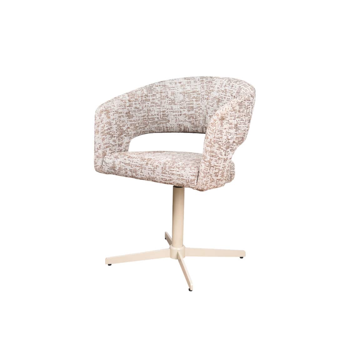 Tokyo eetkamerstoel draaibaar bruin paars Tokyo eetkamerstoel draaibaar bruin paars