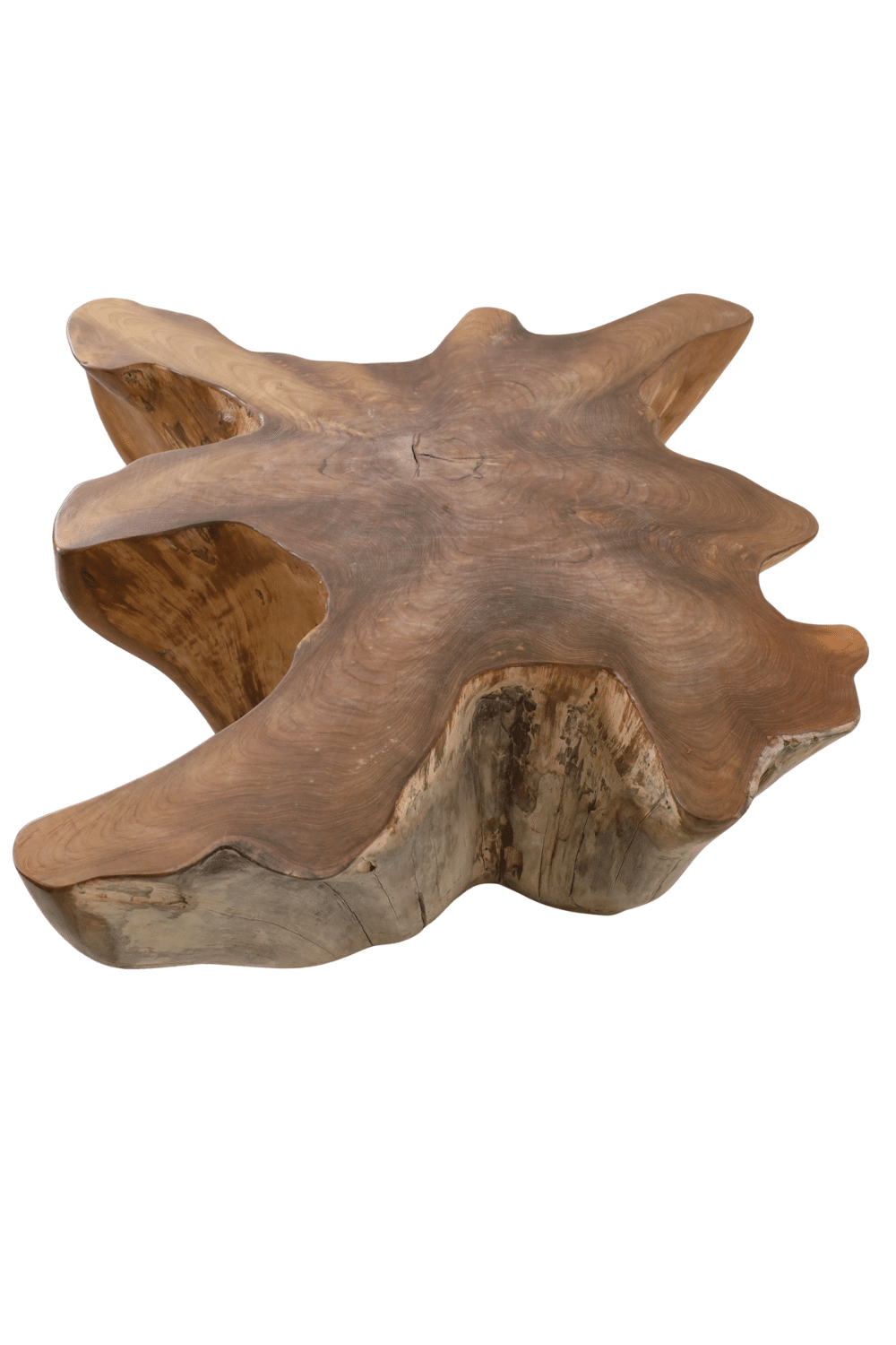 Wortel teak salontafel 115x104x46 cm