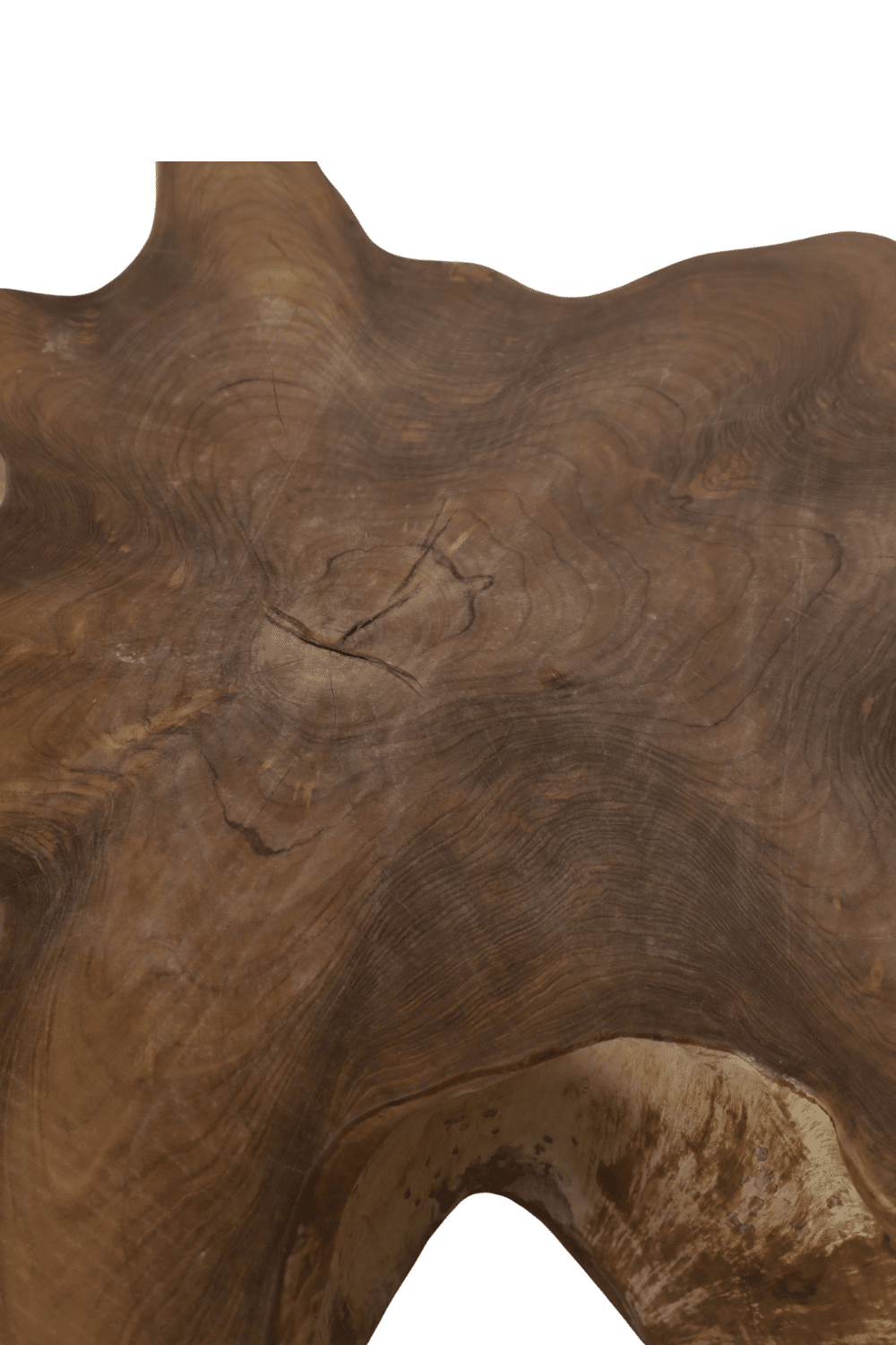 Wortel teak salontafel 115x104x46 cm