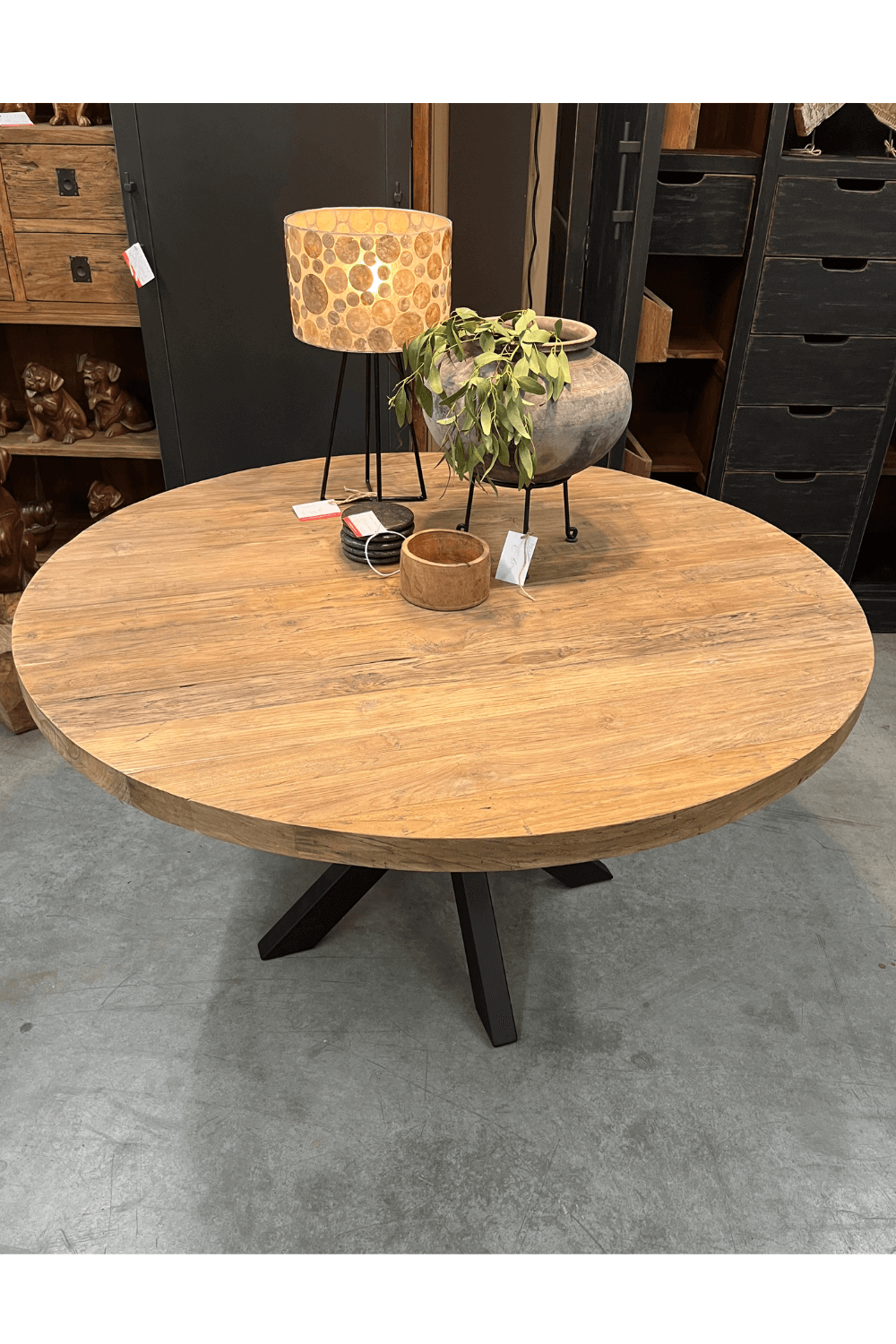 Teak houten eettafel