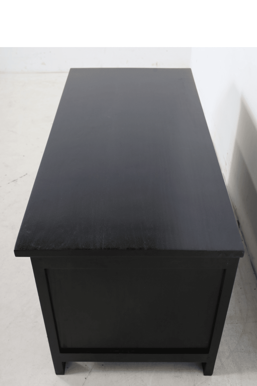 tv meubel koloniaal zwart 120x55x60 cm