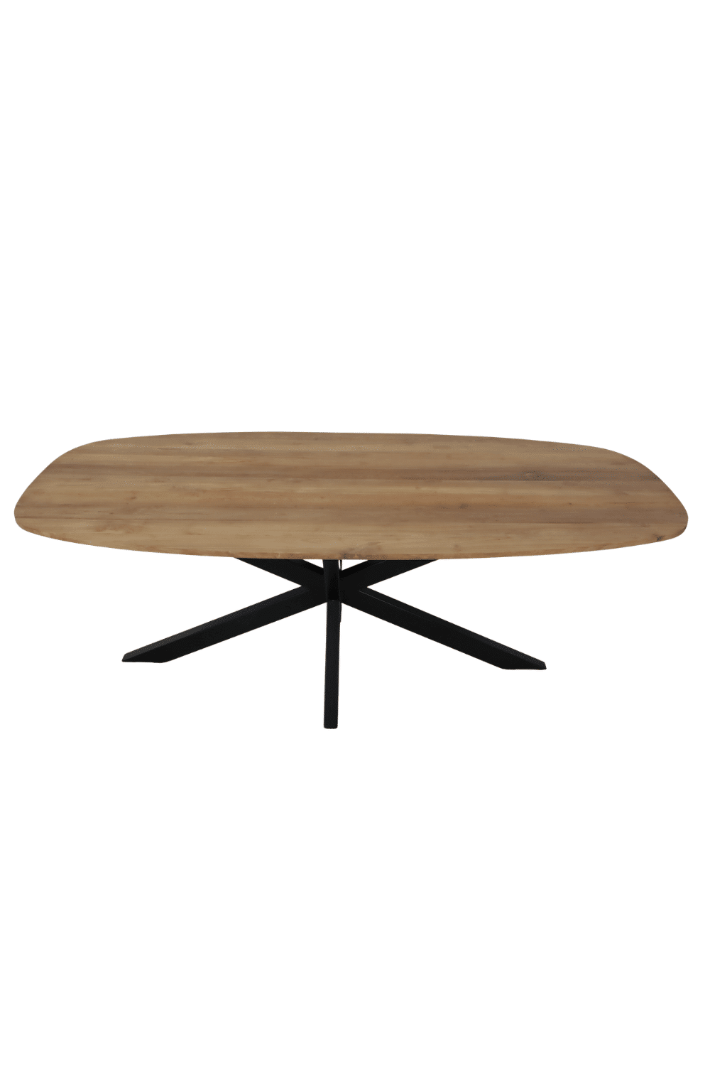 Deens ovale teak houten eettafel 220x100x77 cm Deens ovale teak houten eettafel 220x100x77 cm