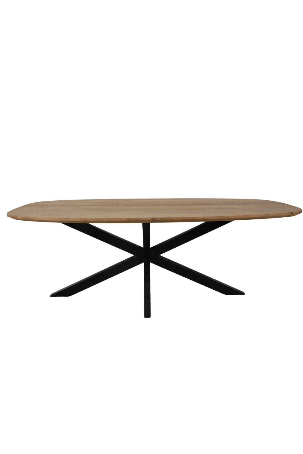 Deens ovale teak houten eettafel 220x100x77 cm Deens ovale teak houten eettafel 220x100x77 cm