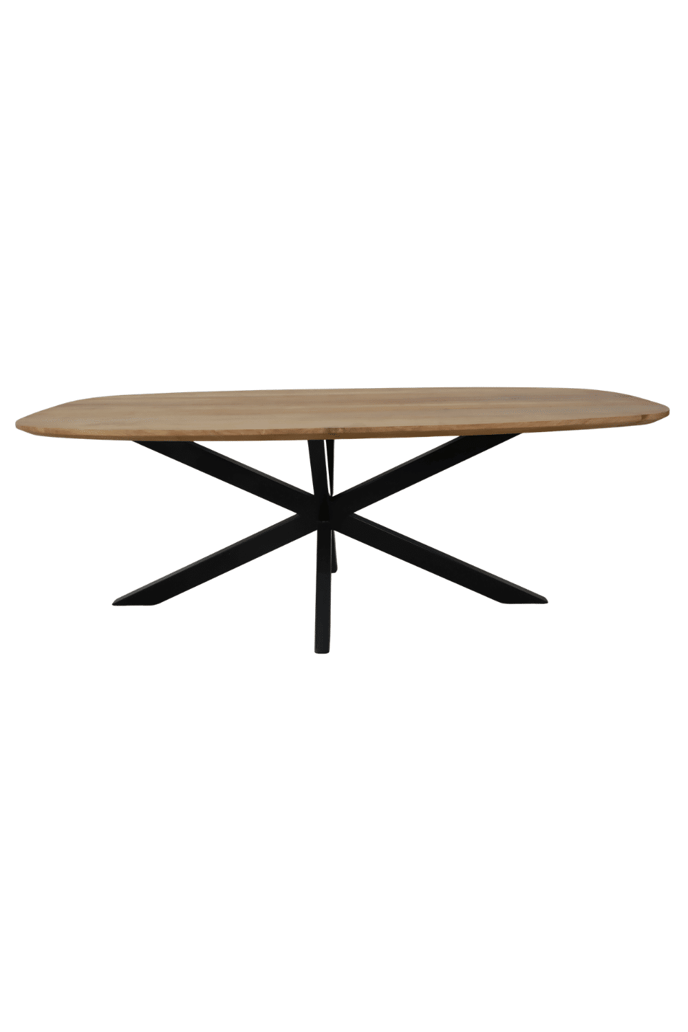 Deens ovale teak houten eettafel 220x100x77 cm Deens ovale teak houten eettafel 220x100x77 cm