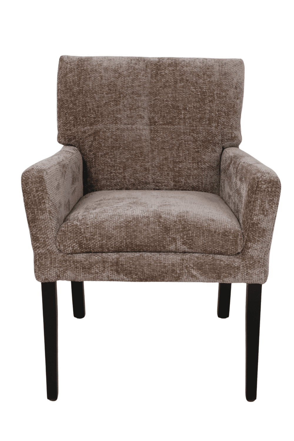 Licht bruine Eetkamerstoel Residence de lux met armleuning en dubbel kussen Licht bruine Eetkamerstoel Residence de lux met armleuning en dubbel kussen