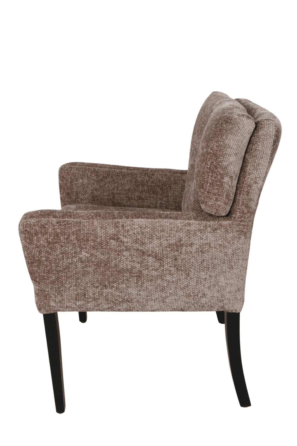 Licht bruine Eetkamerstoel Residence de lux met armleuning en dubbel kussen Licht bruine Eetkamerstoel Residence de lux met armleuning en dubbel kussen